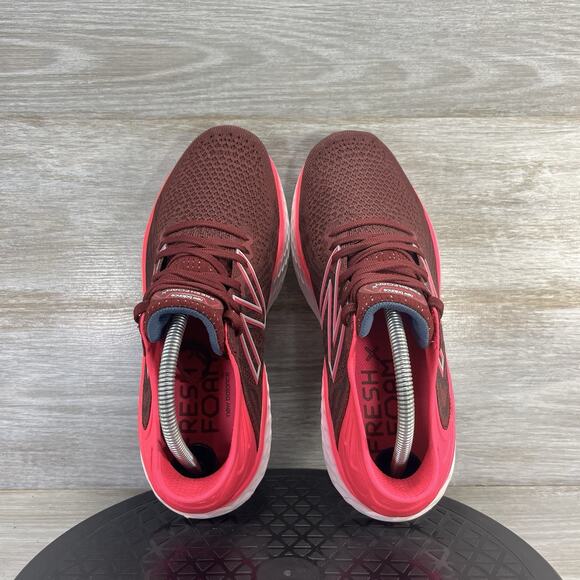 New Balance Women's Running Shoes - Burgundy and Pink - Picture 5 of 8